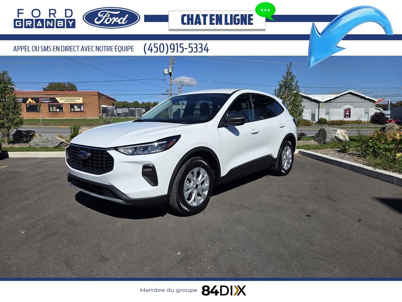 Ford Escape 2025 Blanc Granby - photo #2