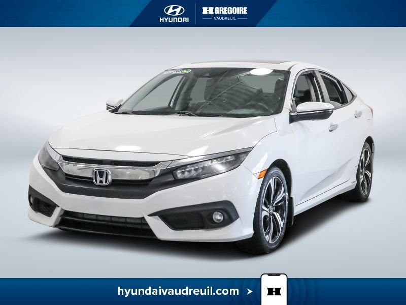 2016 Honda Civic White Blainville - photo #4