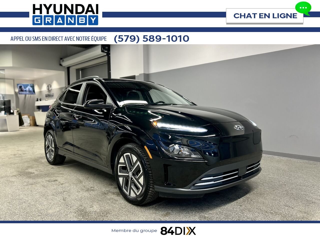 2023 Hyundai Kona Electric Black Granby - photo #0