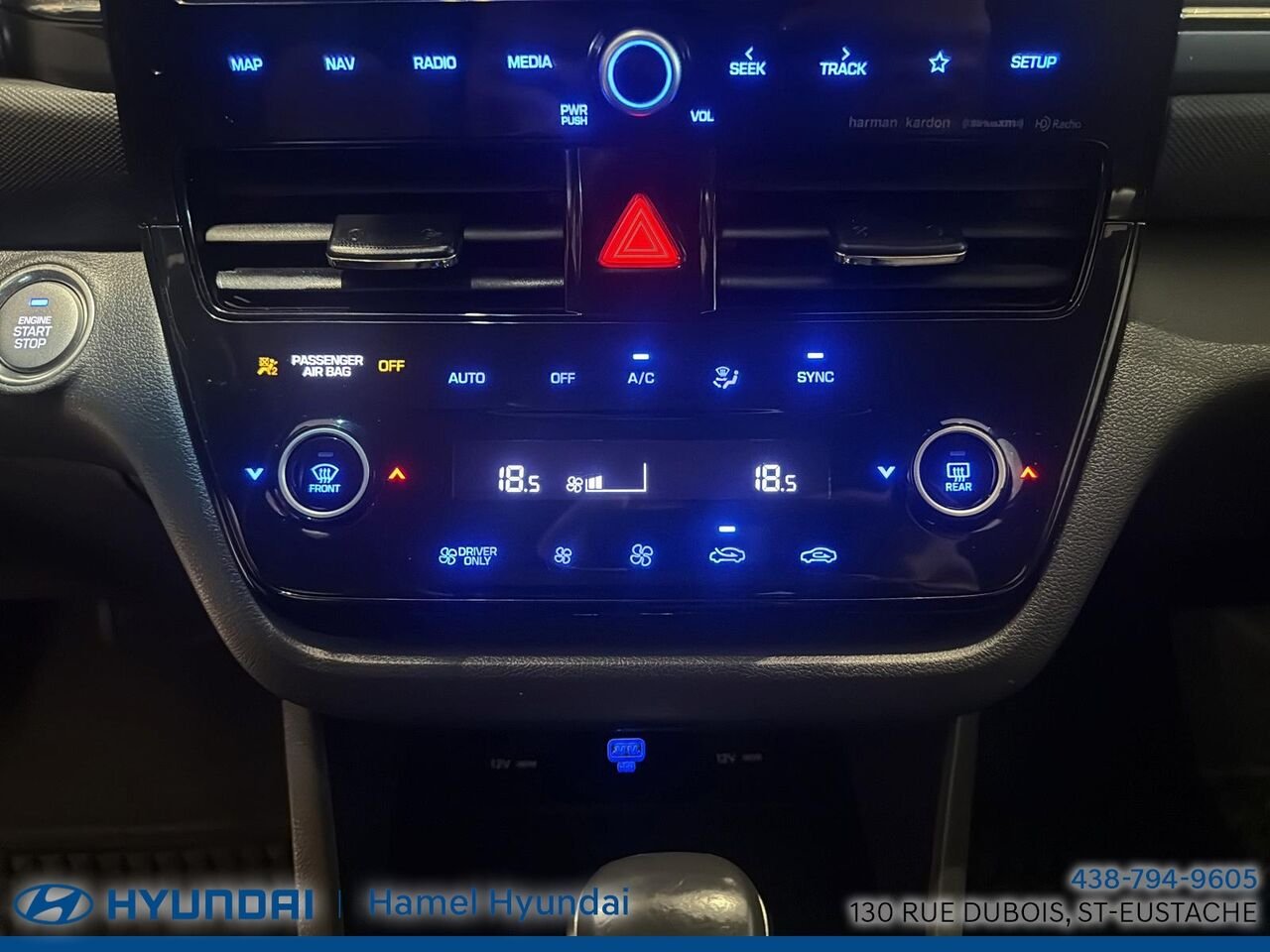 Hyundai Ioniq hybride rechargeable 2020 Noir Saint-Eustache - photo #17