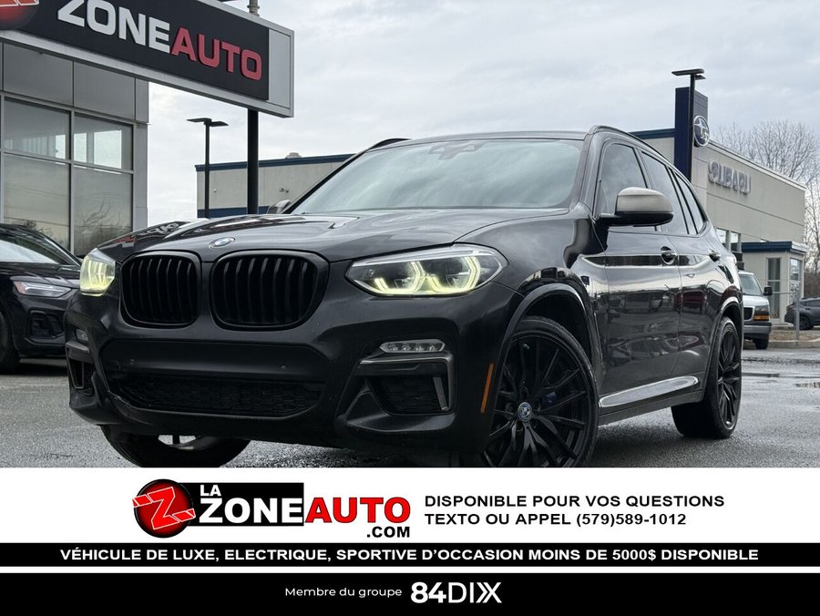 BMW X3 M40i 2018 2018 Noir