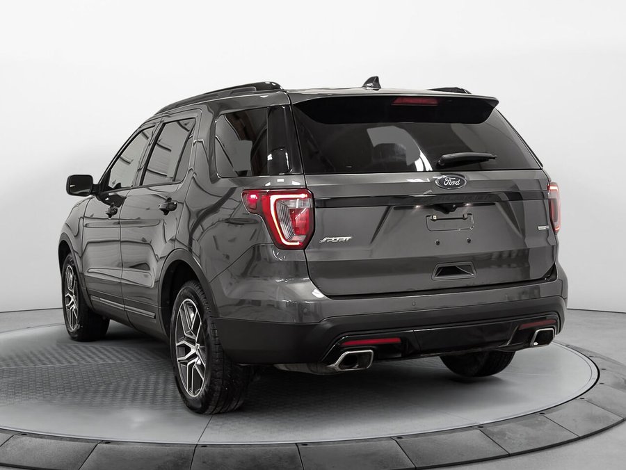 Ford EXPLORER 4WD Sport 3.5 L EcoBoost 6 Places Toit Ouvrant 2016 Argent