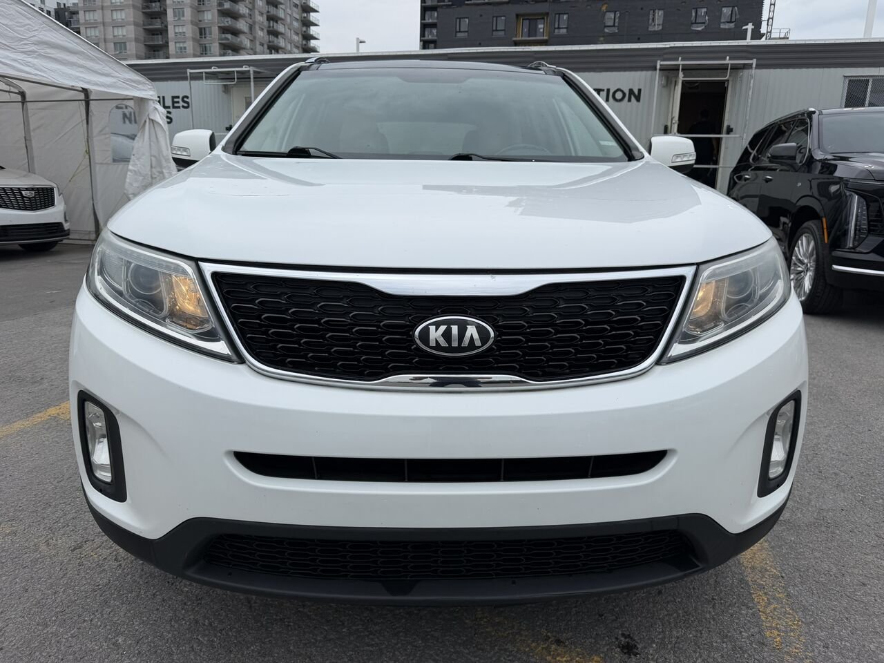 Kia Sorento EX AWD CUIR TOIT PANORAMIQUE 2015 Blanc Laval - photo #2