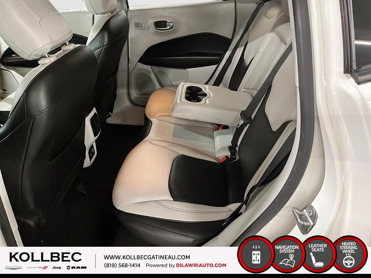 2018 JEEP COMPASS Limited 4x4 White Ottawa & Gatineau - photo #21