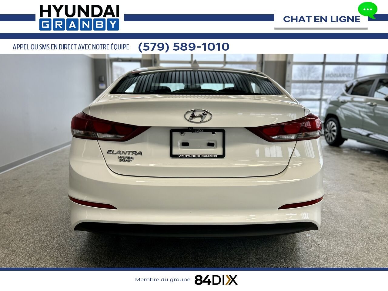 2018 Hyundai Elantra White Granby - photo #5