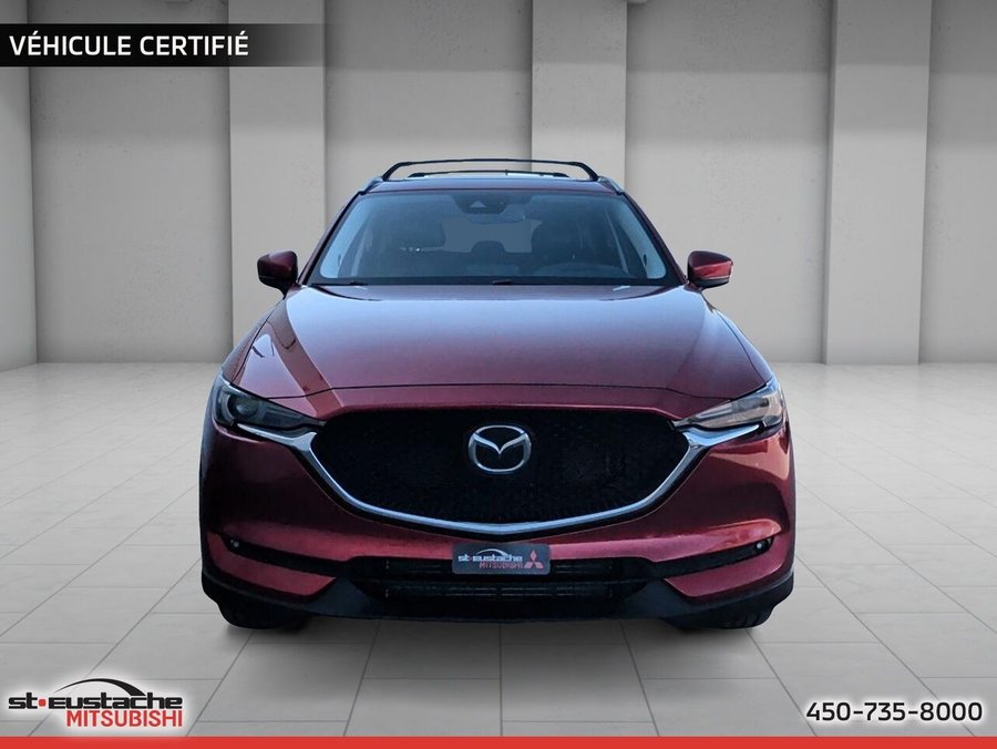 2019 Mazda CX-5 GT TURBO AWD-CUIR-SIÈGES ET VOLANT CHAUFFANTS- TOIT OUVRANT-BLUETOOTH Red