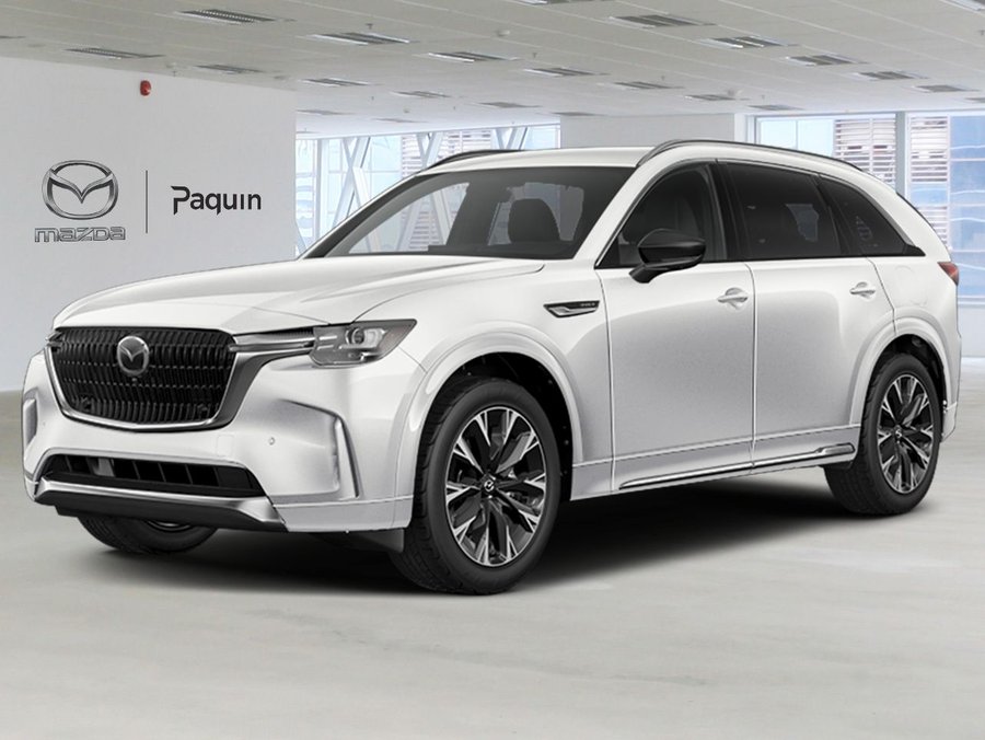 Mazda CX-90 hybride rechargeable 2026 2026 Blanc rhodium métallisé