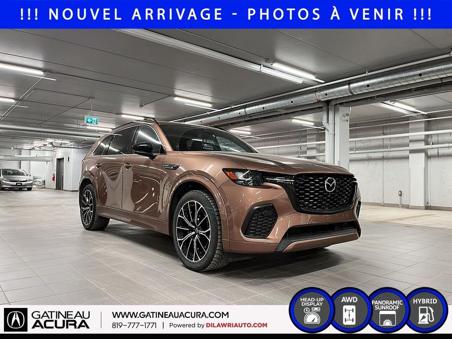 Mazda CX-70 hybride rechargeable *** UN PROPRIO + CLEAN CARFAX *** 2025 Brun