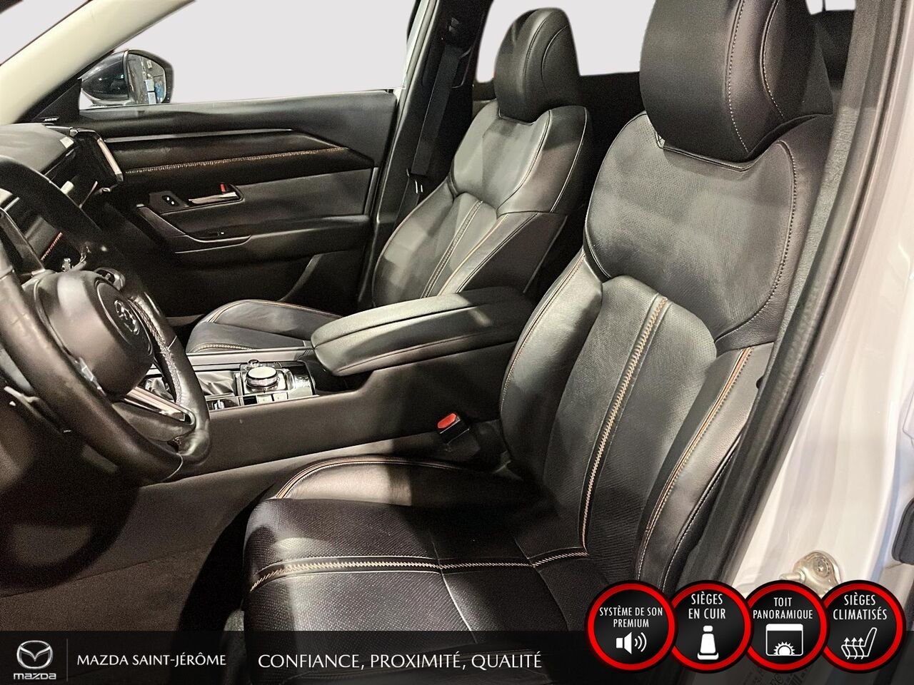 Mazda CX-50 GT avec moteur turbo | TOIT PANO | TOWING PACK | CUIR | AWD | 2023 Blanc Saint-Jérôme - photo #16