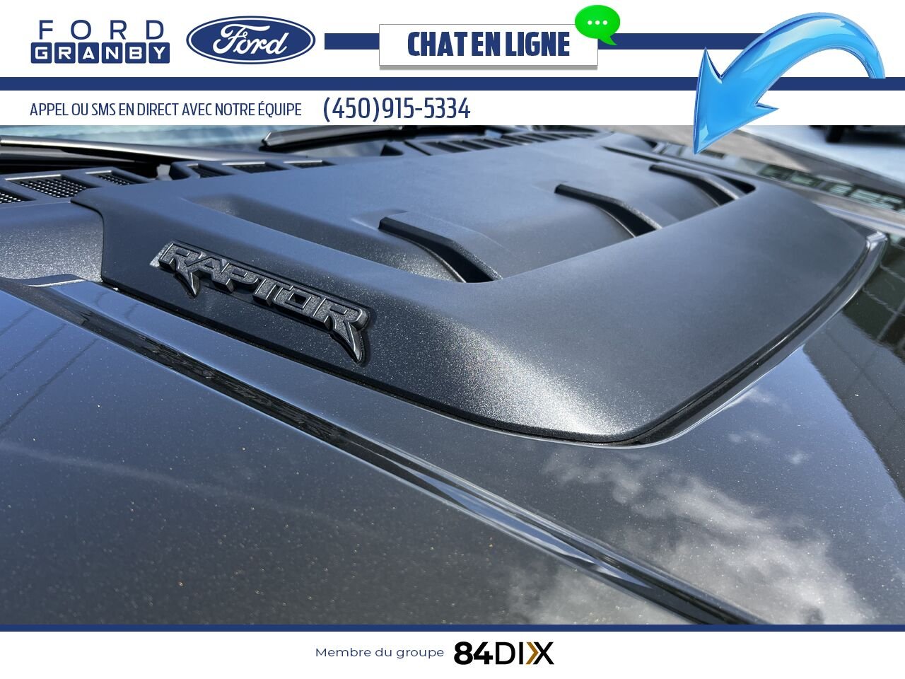 Ford F-150 RAPTOR 37 802A 2025 Vert Granby - photo #25