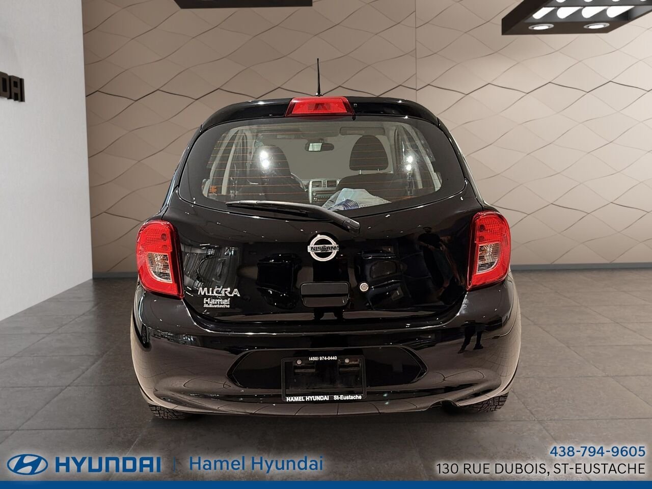 2016 Nissan Micra Black Saint-Eustache - photo #3