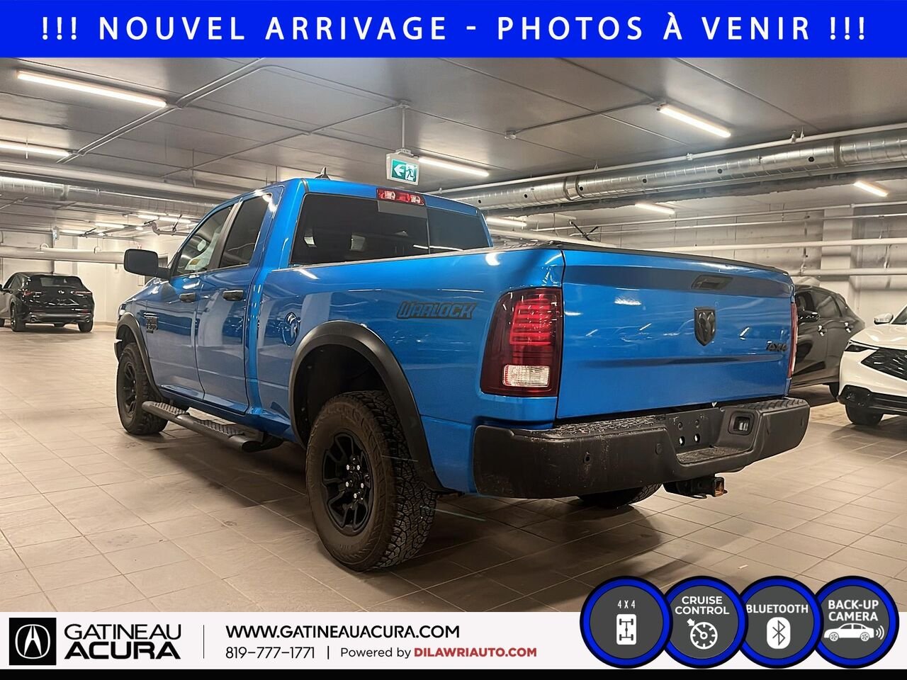 Ram 1500 Classic Warlock Quad Cab 4x4 2021 Bleu Ottawa & Gatineau - photo #6