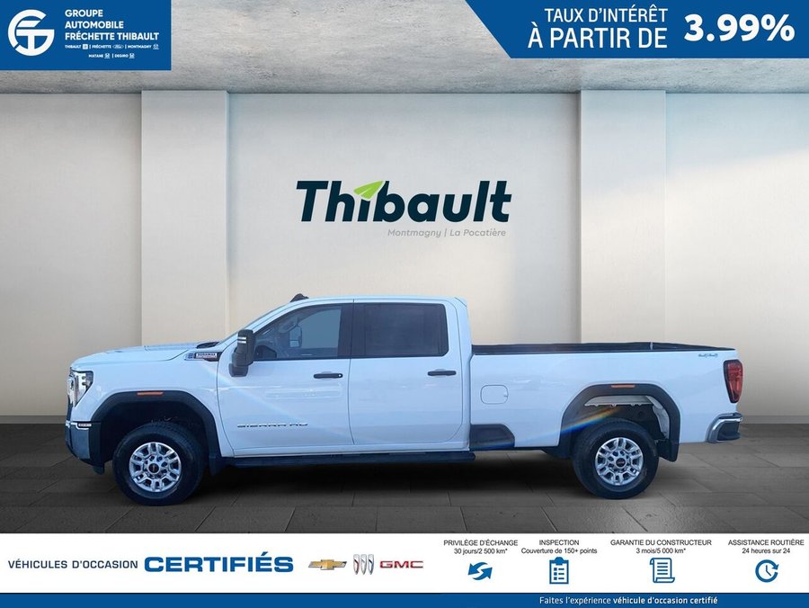 GMC SIERRA 2500HD Pro cabine multiplace 4RM 172 po 2024 Blanc