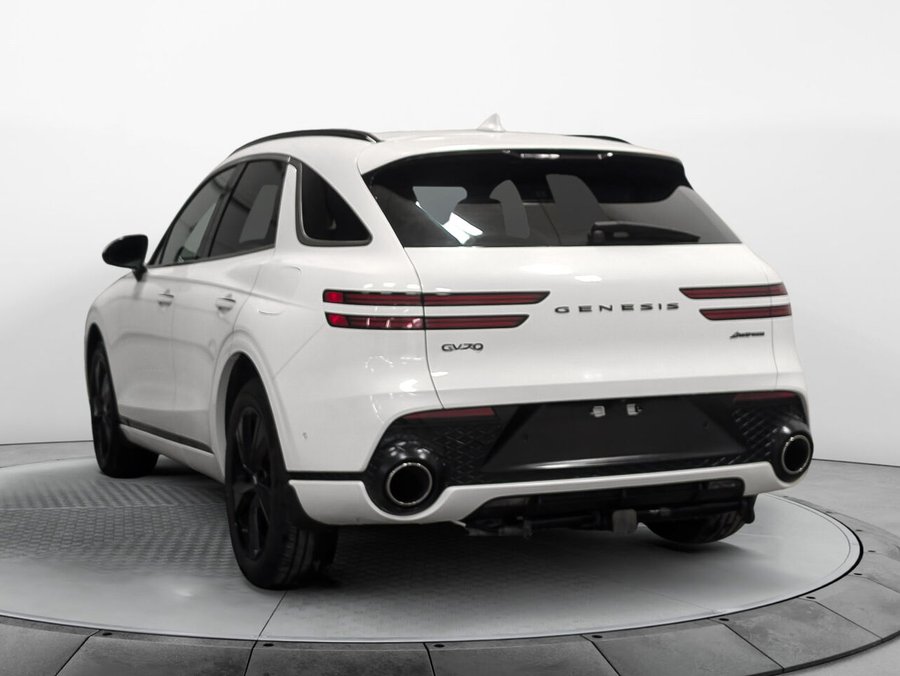 Genesis GV70 AWD Prestige Toit Pano Volant Chauffant 2023 Blanc