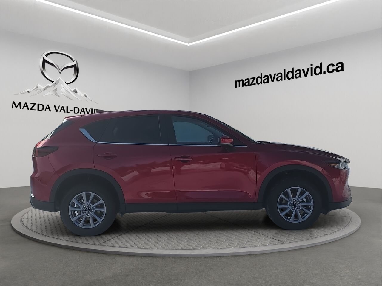 2025 Mazda CX-5 Gs, awd, Toit ouvrant, volant et rétroviseurs chauffants, hayon électrique Soul Red Crystal Metallic Val-David - photo #3