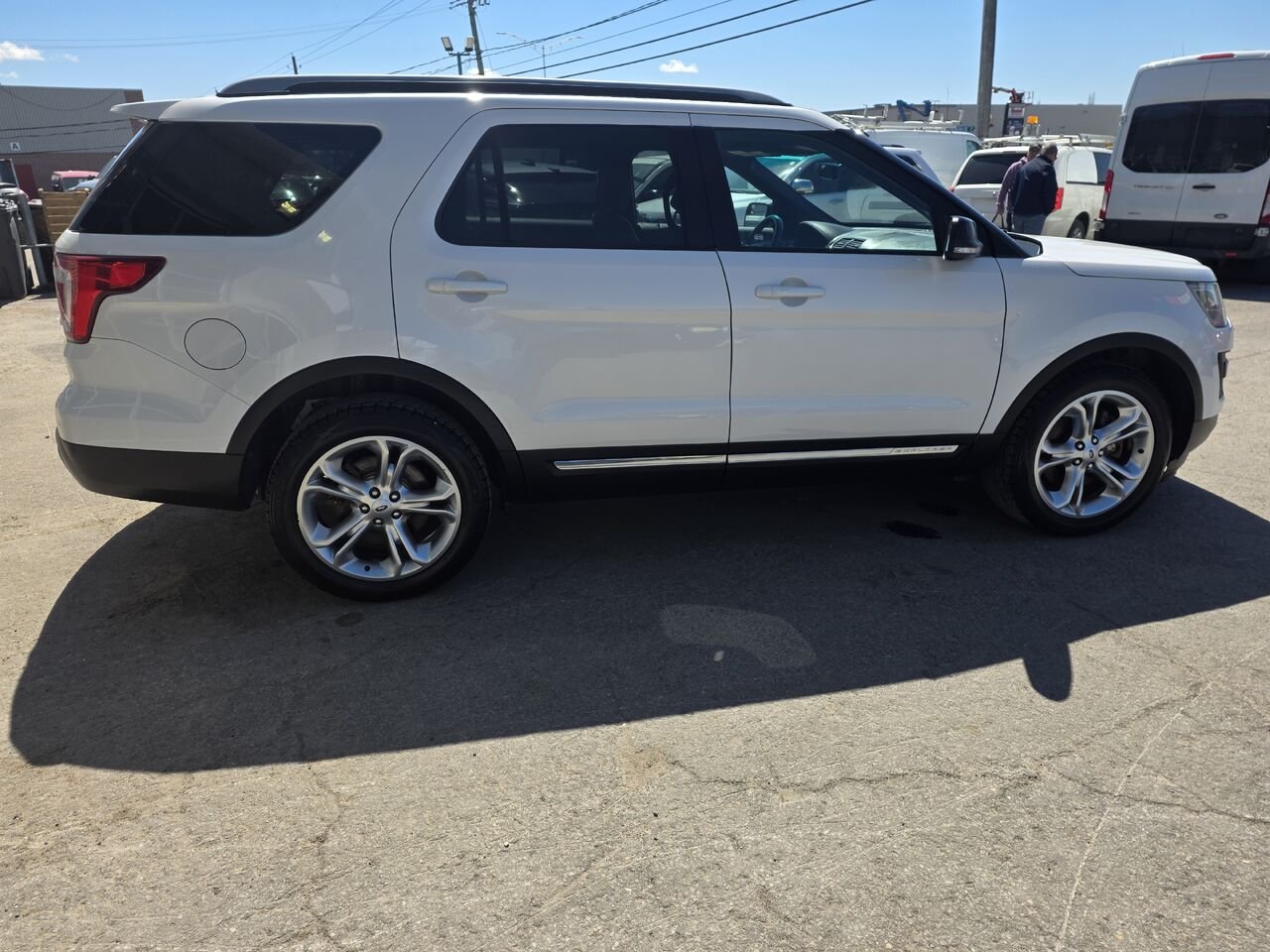 2017 Ford Explorer White  - photo #7