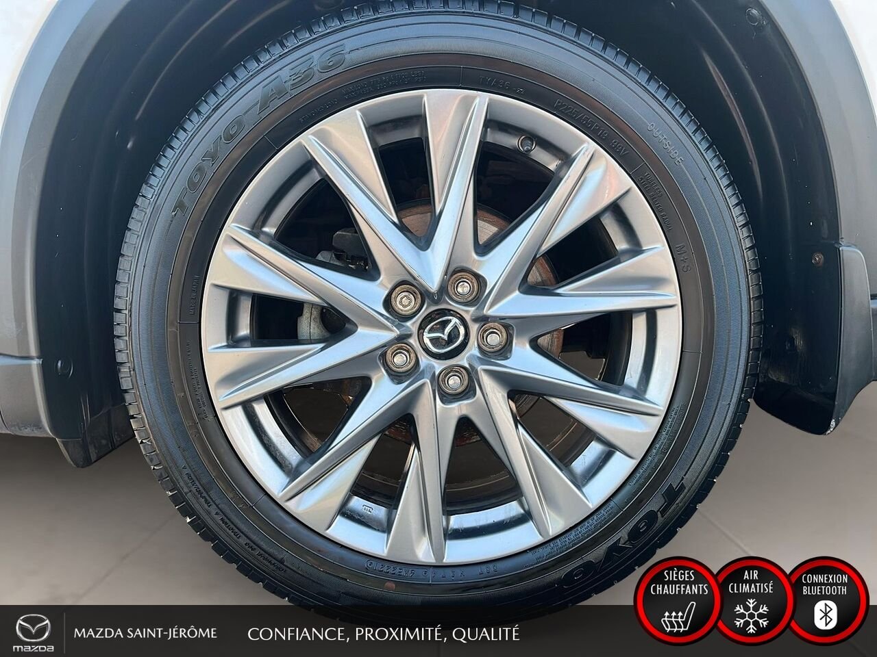 Mazda CX-5 GT | TOIT OUVRANT | CUIR | NAVIGATION | AWD | 2021 Blanc Saint-Jérôme - photo #11