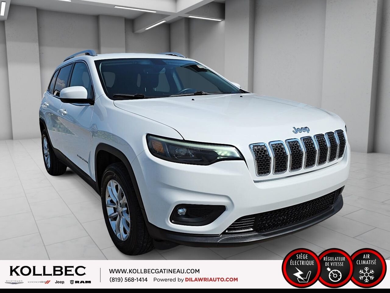 JEEP CHEROKEE 261101 | North 4x4 2019 Blanc Gatineau - photo #12