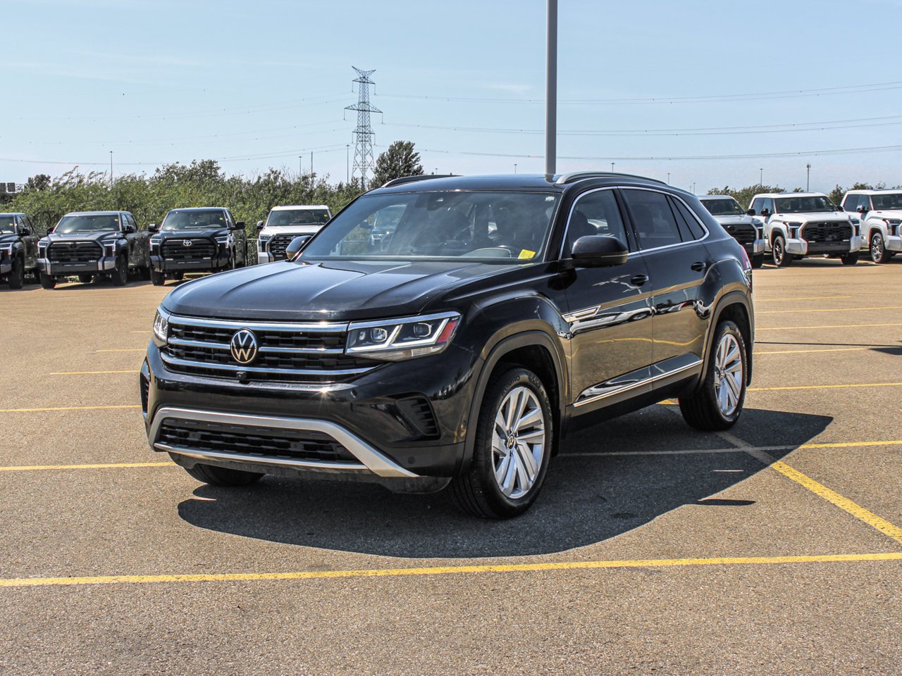 2020 Volkswagen Atlas Cross Sport Execline 3.6 FSI 4MOTION Black Sherwood Park - photo #3