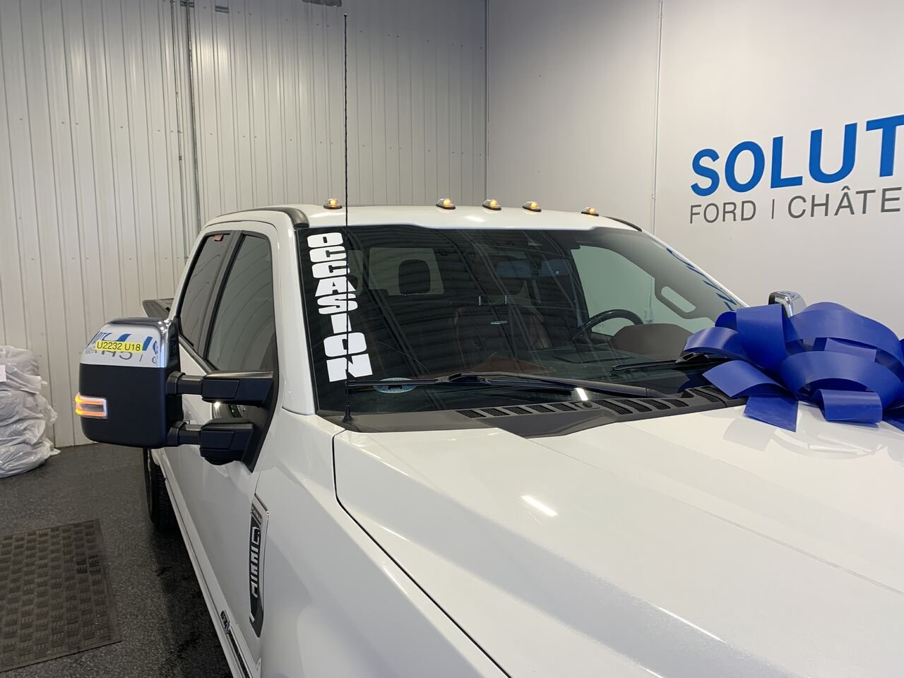 2021 Ford Super Duty F-250 PLATINUM SRW White Châteauguay - photo #9
