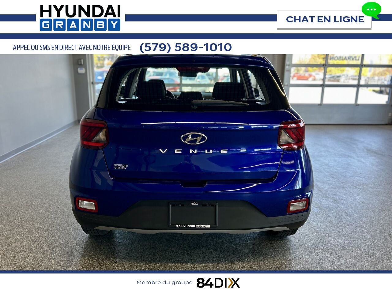 Hyundai Venue 2024 Bleu Granby - photo #5