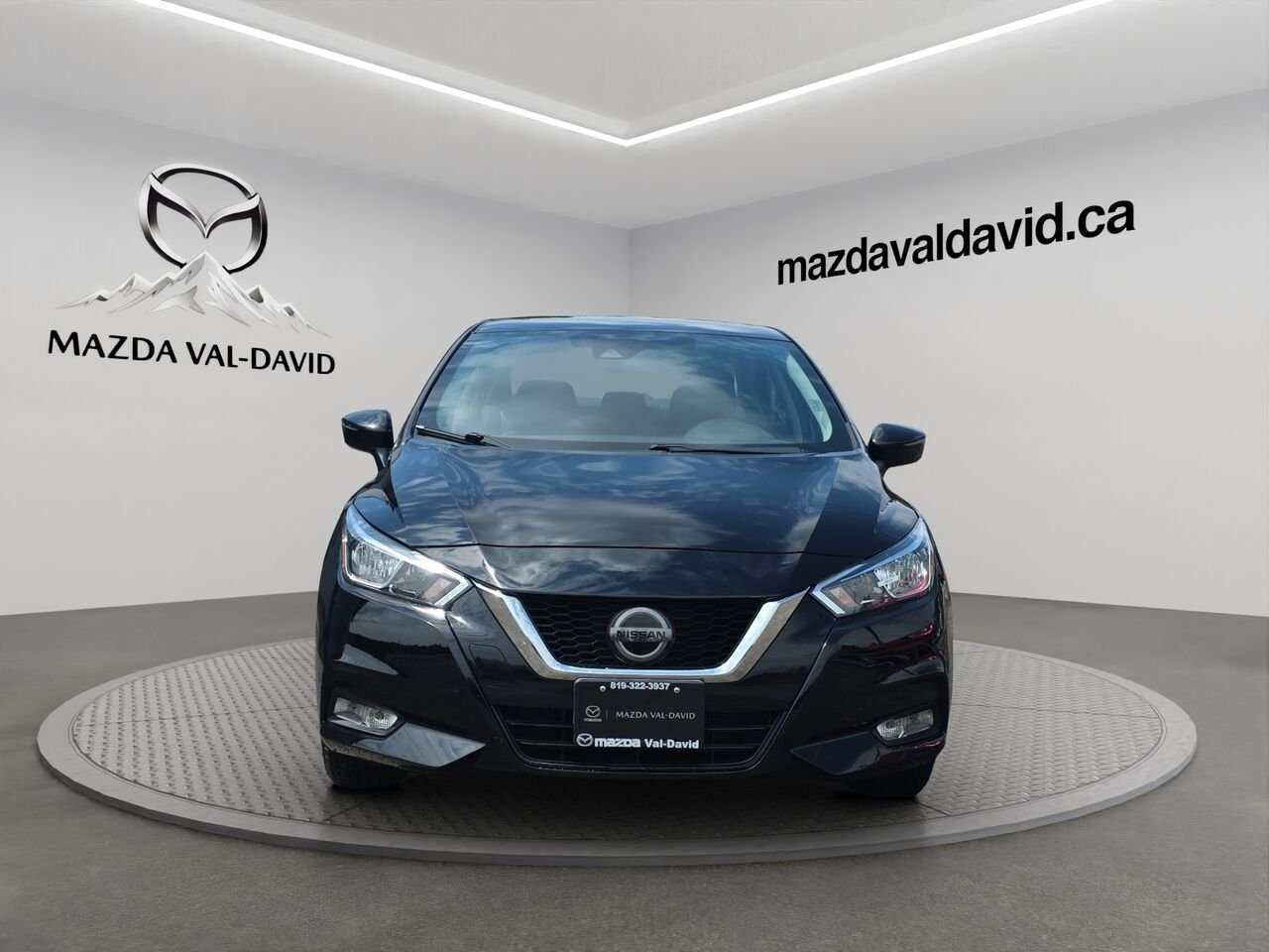 Nissan Versa S CVT, commande audio au volant, cruise control, Caméra de recul 2021 Noir Val-David - photo #2