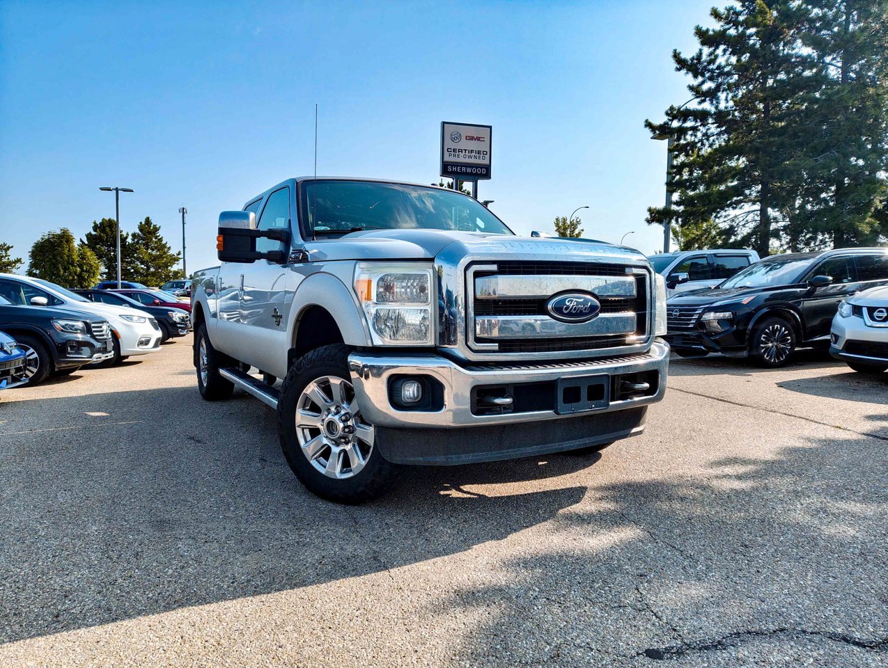 2011 Ford Super Duty F-350 4WD Crew Cab 156 Lariat Grey Sherwood Park - photo #1