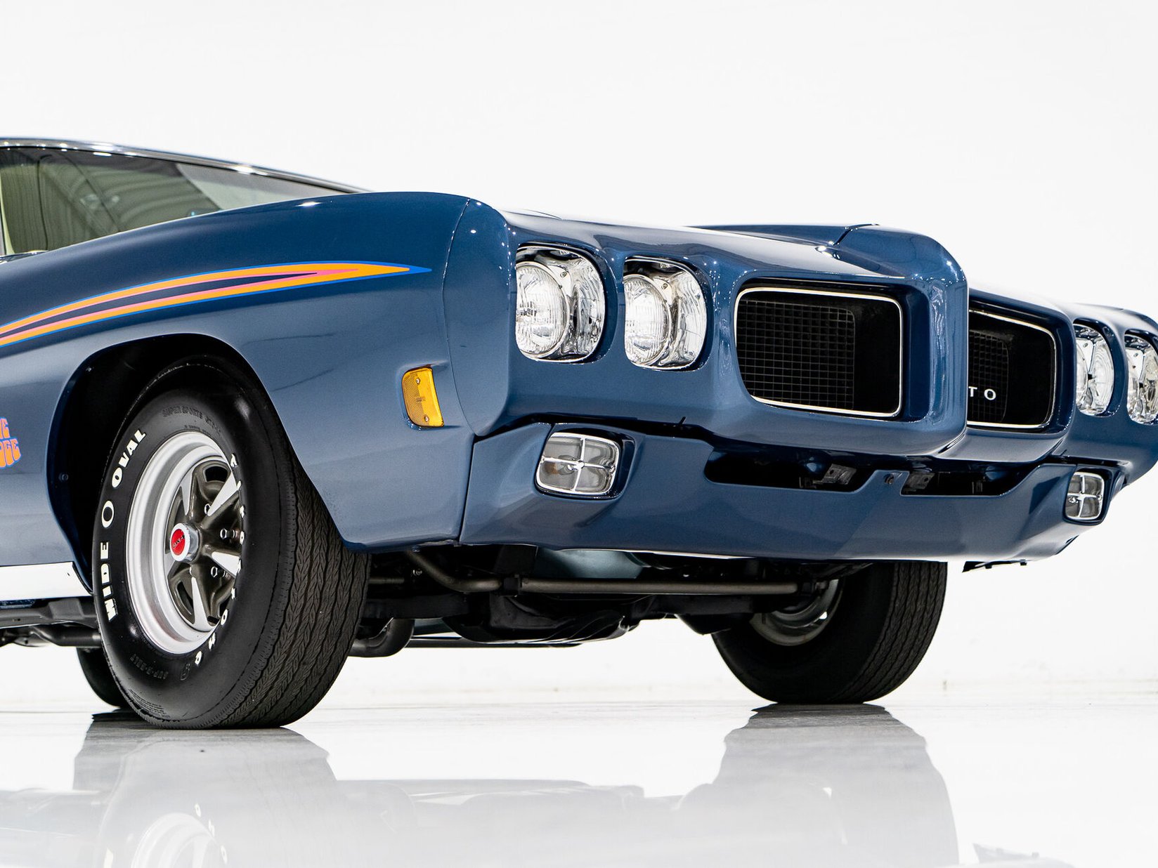 Pontiac GTO The Judge Matching# Ram Air III 4-speed **PRIX EN USD** 1970 Bleu Montréal - photo #34