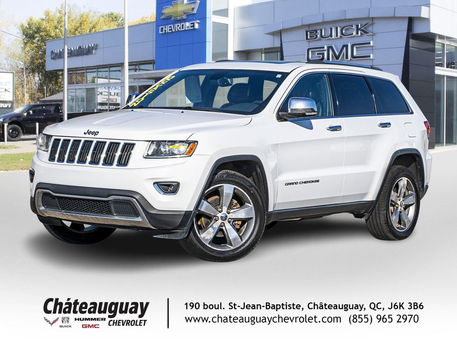 Jeep Grand Cherokee 4 RM, 4 portes, Limited 2014 Blanc