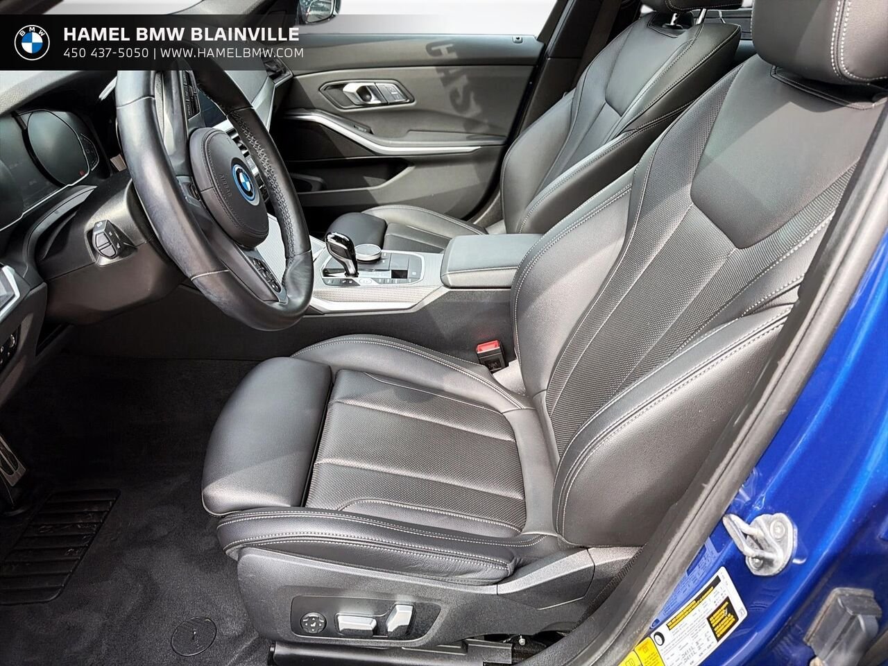 2022 BMW 3 Series 330e xDrive hybride rechargeable Blue Blainville - photo #8