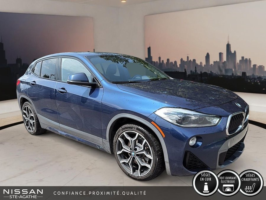 BMW X2 xDrive28i coupé pour activités sportives 2020 Bleu