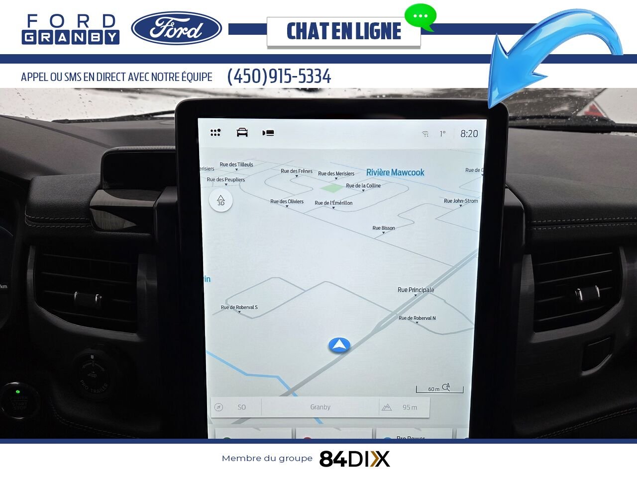 Ford F-150 Lightning 2024 Blanc Granby - photo #14