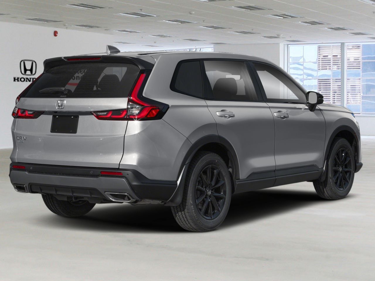 Honda CR-V hybride EX-L Traction Intégrale 2026 Gris Gatineau - photo #2