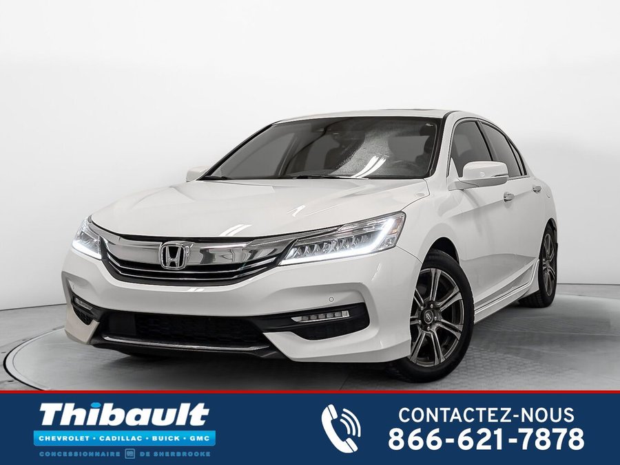 Honda ACCORD Honda Accord Touring V6 Cuir Toit Ouvrant 2017 Blanc