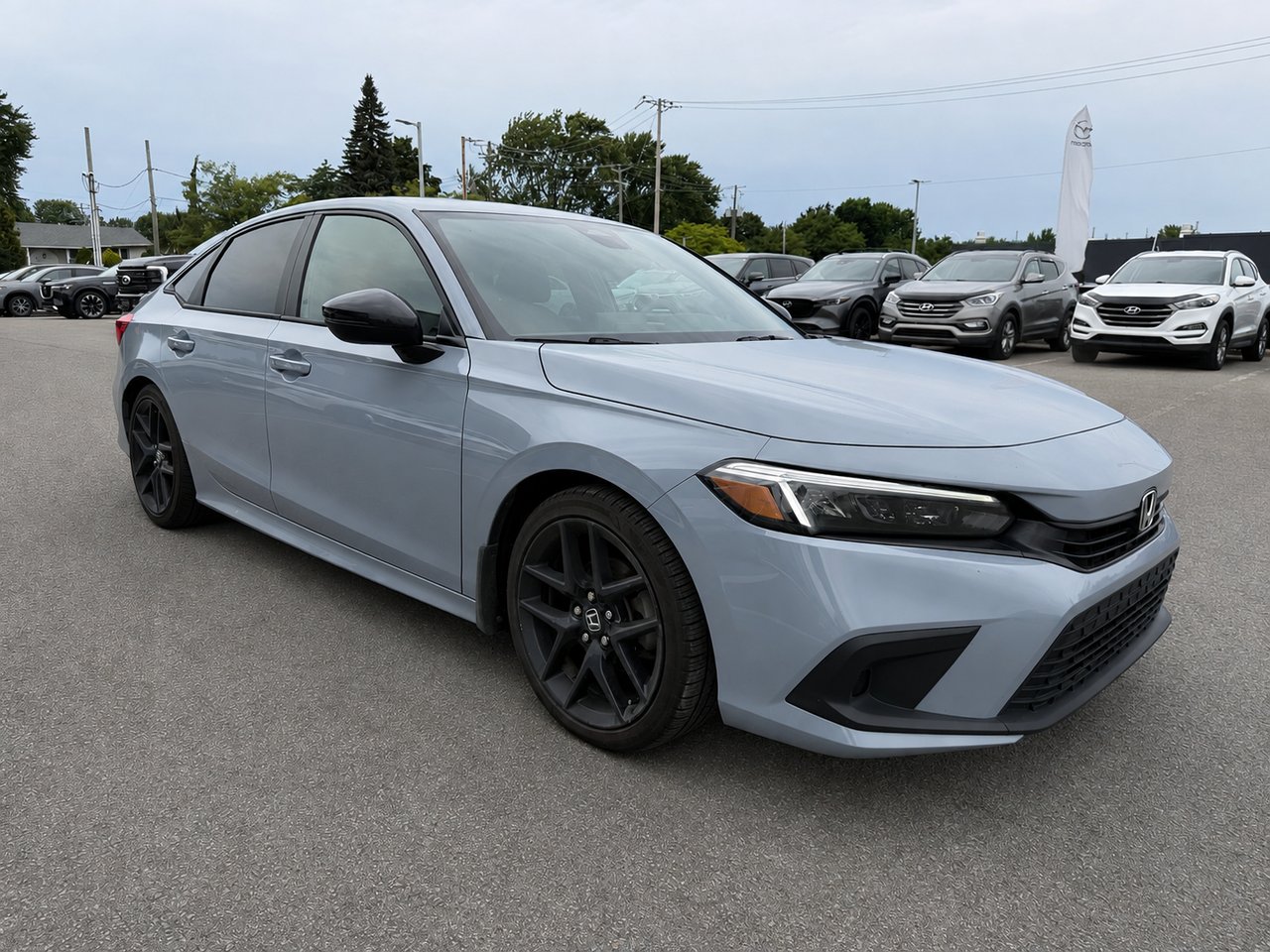 HONDA CIVIC Sport 2023 Gris Châteauguay - photo #3