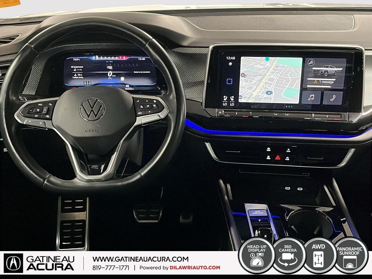 2024 Volkswagen Atlas Cross Sport 2.0 TSI Execline R-Line 4MOTION White Ottawa & Gatineau - photo #2