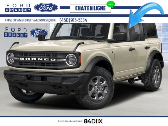 Ford Bronco Big Bend 4 portes 4x4 2026 Sable du désert