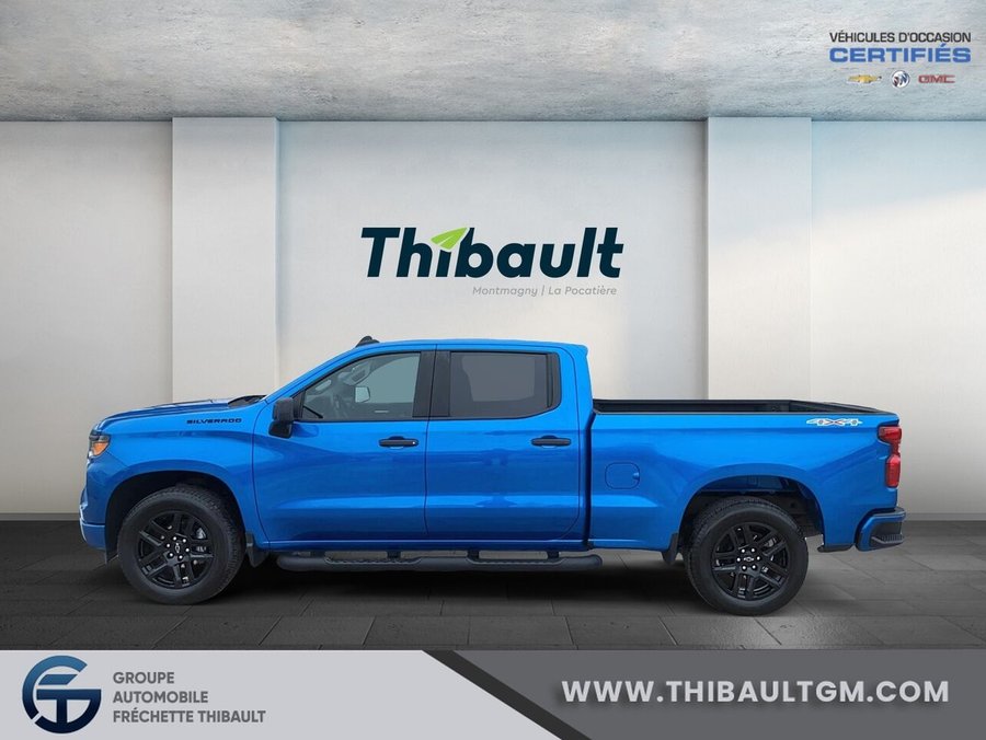 CHEVROLET SILVERADO Custom cabine multiplace 4RM 157 po 2023 Bleu