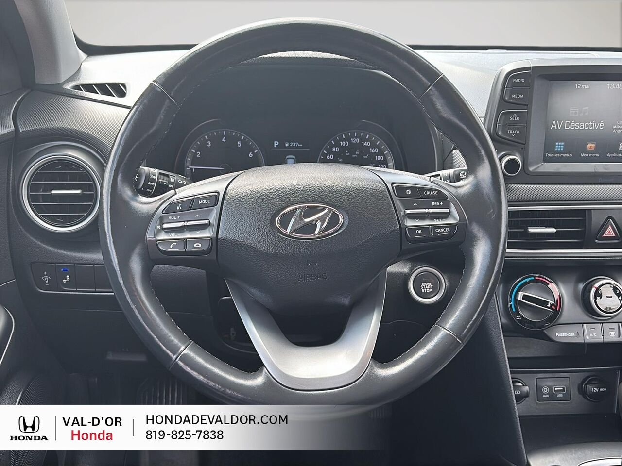 Hyundai Kona 2.0L Preferred AWD 2019 Orange Val-d'Or - photo #7