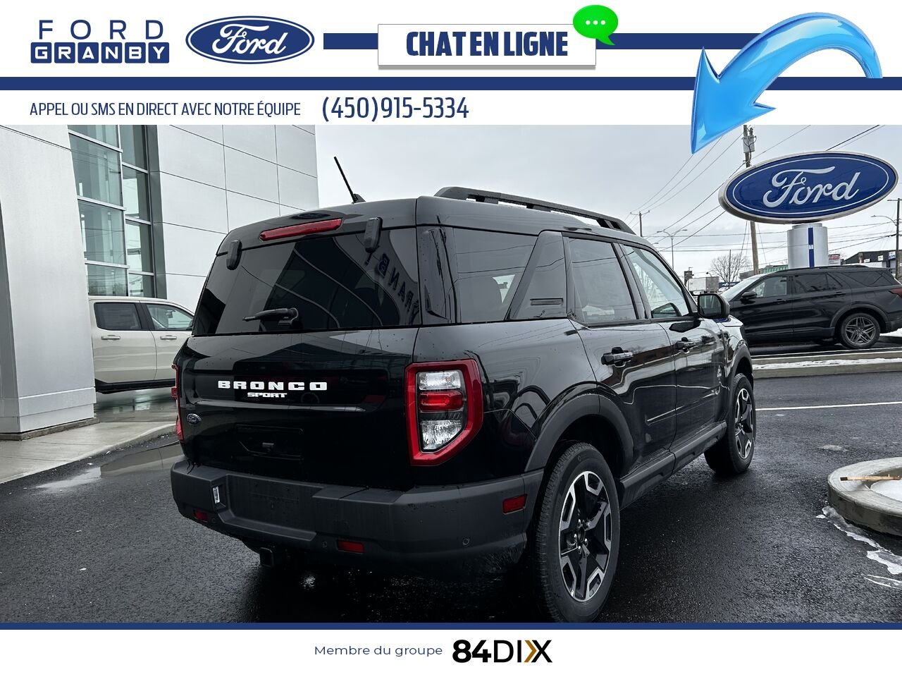 Ford BRONCO SPORT 2024 Noir Granby - photo #2