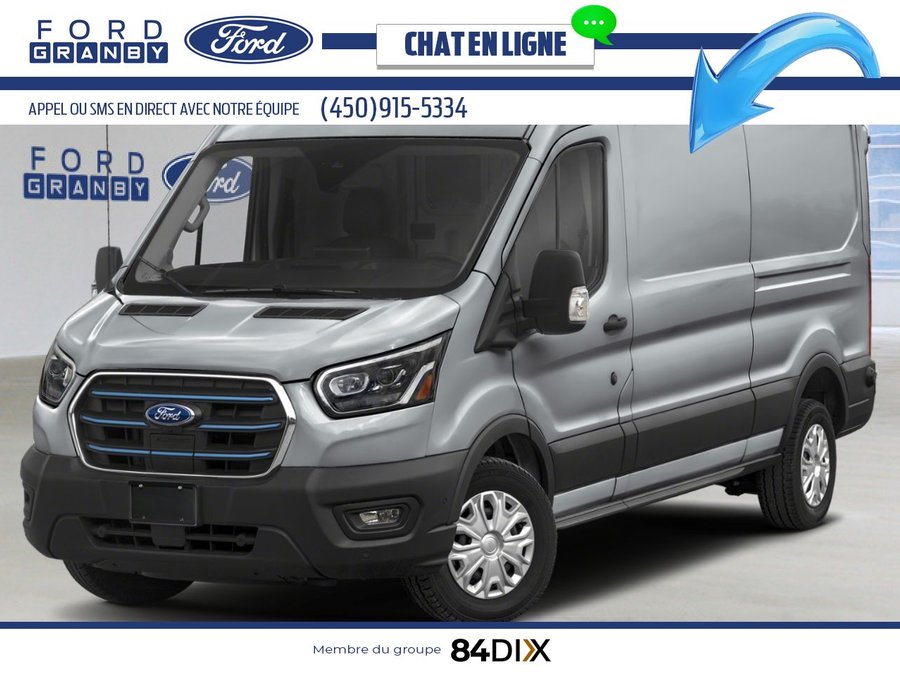2025 Ford E-Transit Cargo Van Ingot Silver Metallic