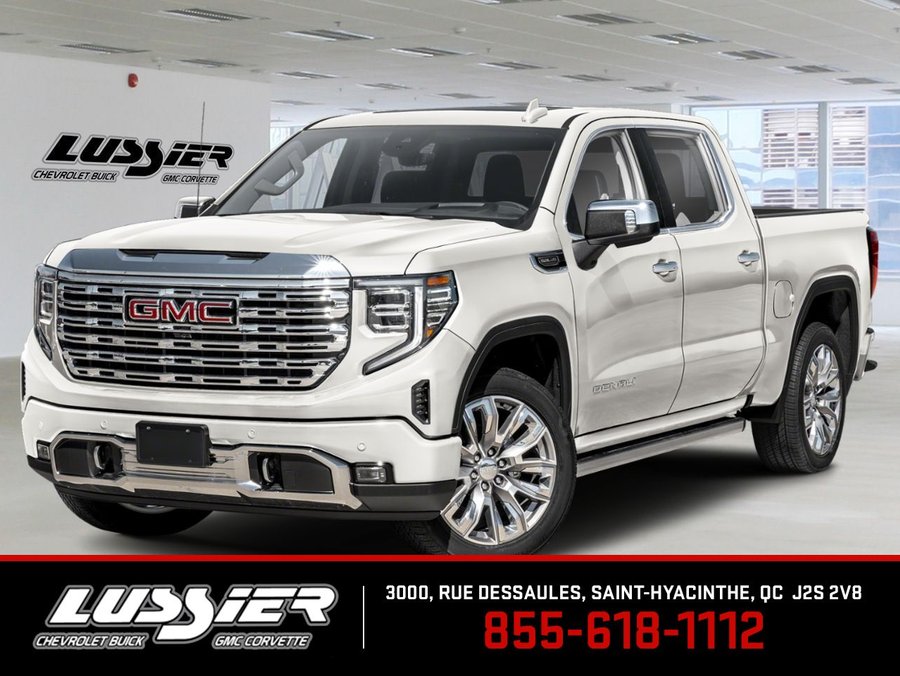 GMC Sierra 1500 Denali cabine multiplace 4RM 157 po 2026 BLANC GLACIER, TRIPLE COUCHE