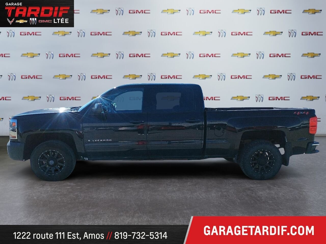 CHEVROLET SILVERADO 1500 4RM, EMP. COURT, CABINE 45178C 2018 Noir Amos - photo #4