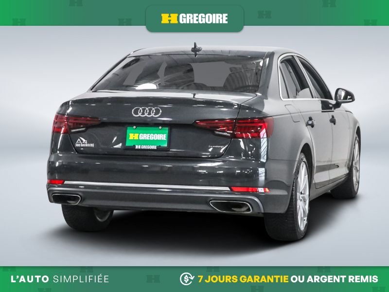 Audi A4 726615A | Komfort AWD AUTO A/C TOIT NAV MAGS CAM RECUL BLUET 2019 Gris Laval - photo #8
