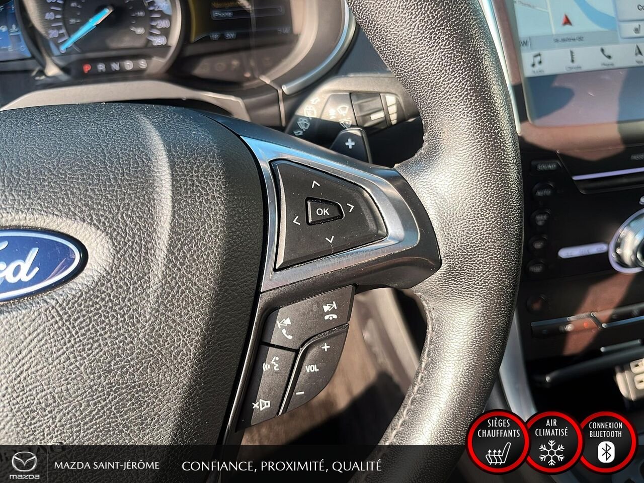2018 Ford Edge Titanium | TOIT PANORAMIQUE | CUIR | AWD | Grey Saint-Jérôme - photo #15