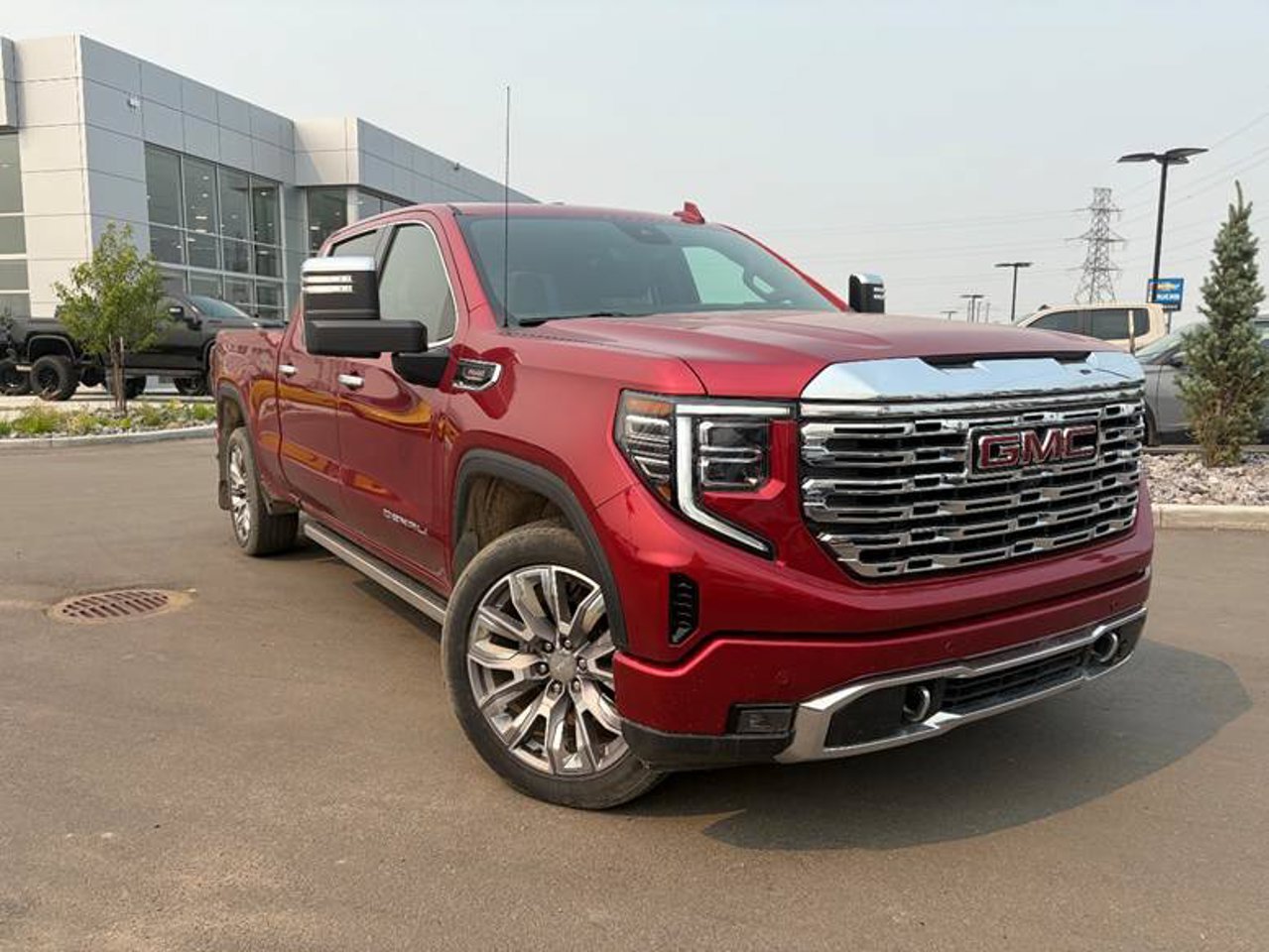 2024 GMC Sierra 1500 4WD Crew Cab 147 Denali Red Sherwood Park - photo #1
