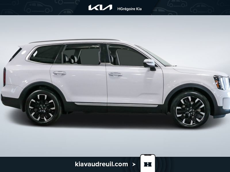 Kia Telluride KH7926 | SX*** CUIR/ GPS/ BANC CHAFFANT/ VITRE TEINTER*** 2023 Blanc Laval - photo #7
