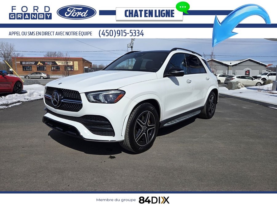 Mercedes-Benz GLE 450 4MATIC, CUIR, TOIT GLE 450 4MATIC, CUIR, TOIT 2022 Blanc