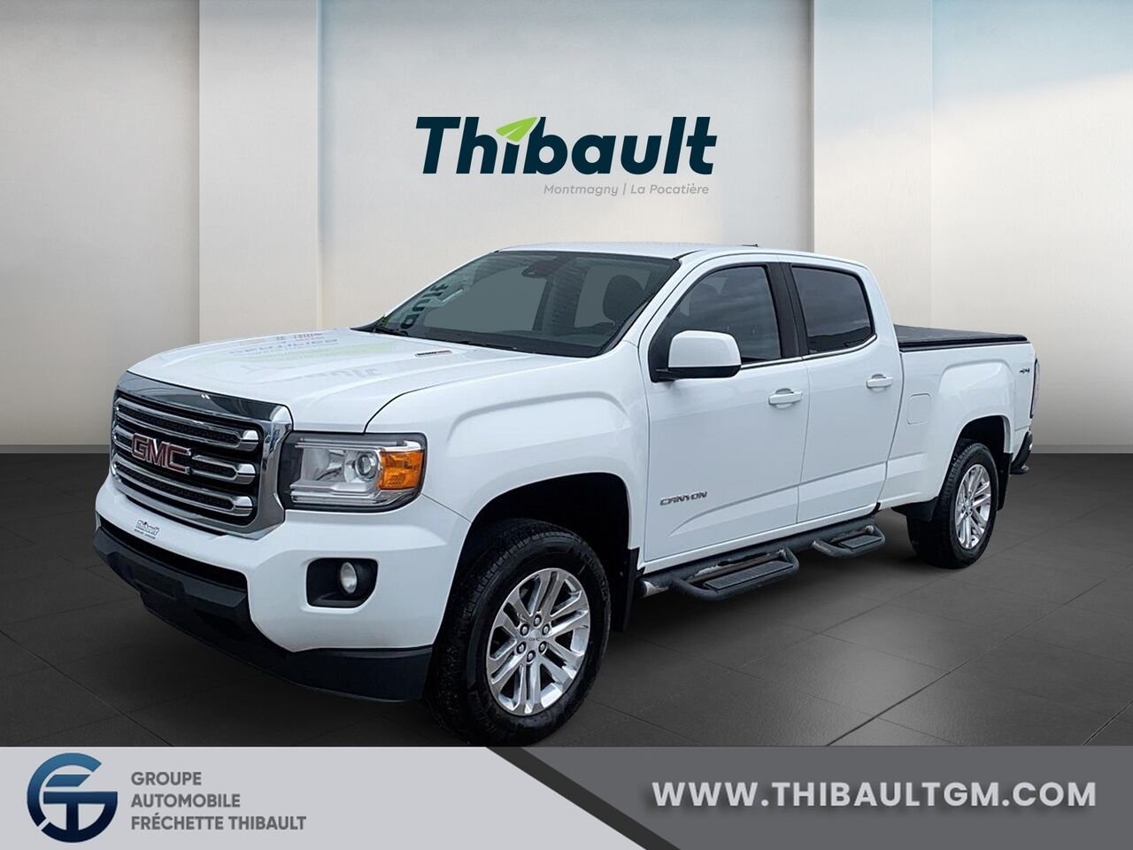 GMC CANYON SLE SLE cabine multiplace 4RM, 140,5 po 2017 Blanc Montmagny - photo #0