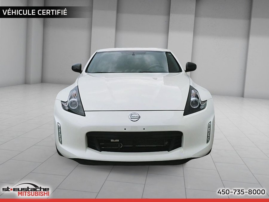 2018 Nissan 370Z coupé Tourisme Sport BM-FREIN BREMBO-SIÈGES CHAFFANTS-BLUETOOTH White